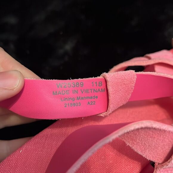 Cole Haan Women’s Crystal Pink Wedge Sandals - Picture 9 of 10